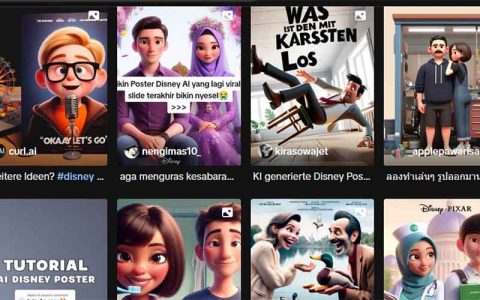 Viral AI Cara Membuat Poster Disney Pixar Di Bing Creator Image